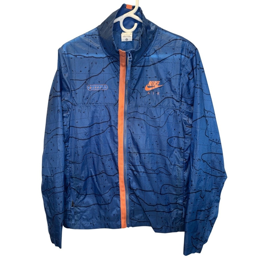 Nike Air Woven UL Dark Marina Blue Mens Windbreaker Jacket LightweightSmall